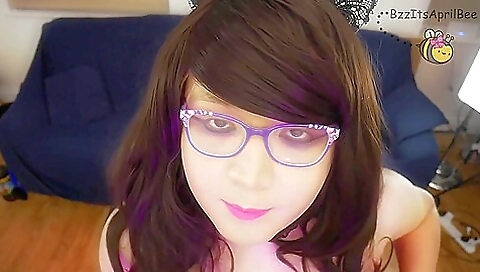 Brunette in stockings shows her nice body in solo video