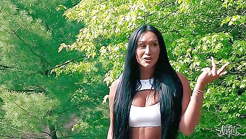 Slut gets anal deepthroated in front of the camera