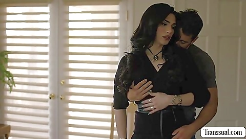 Hard anal video with a brunette babe and her asshole