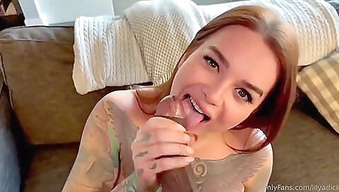 Brunette gets fucked by a black man in an amateur threesome