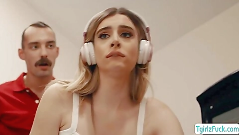 Analeath is a blonde with a nice round booty and a great ass