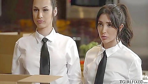 Busty teen with small tits gets cunnilingus and deep throated