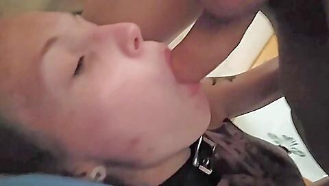 Tattooed transman fucks with a hot brunette in homemade clip