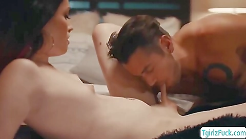 Natalie stone sucks her partner's cock and gets her twat fucked deep