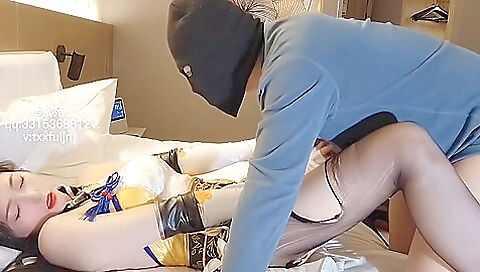 Masked Dude Find A Ladyboy Hero Online And Fuck Her Ass And Cum Inside